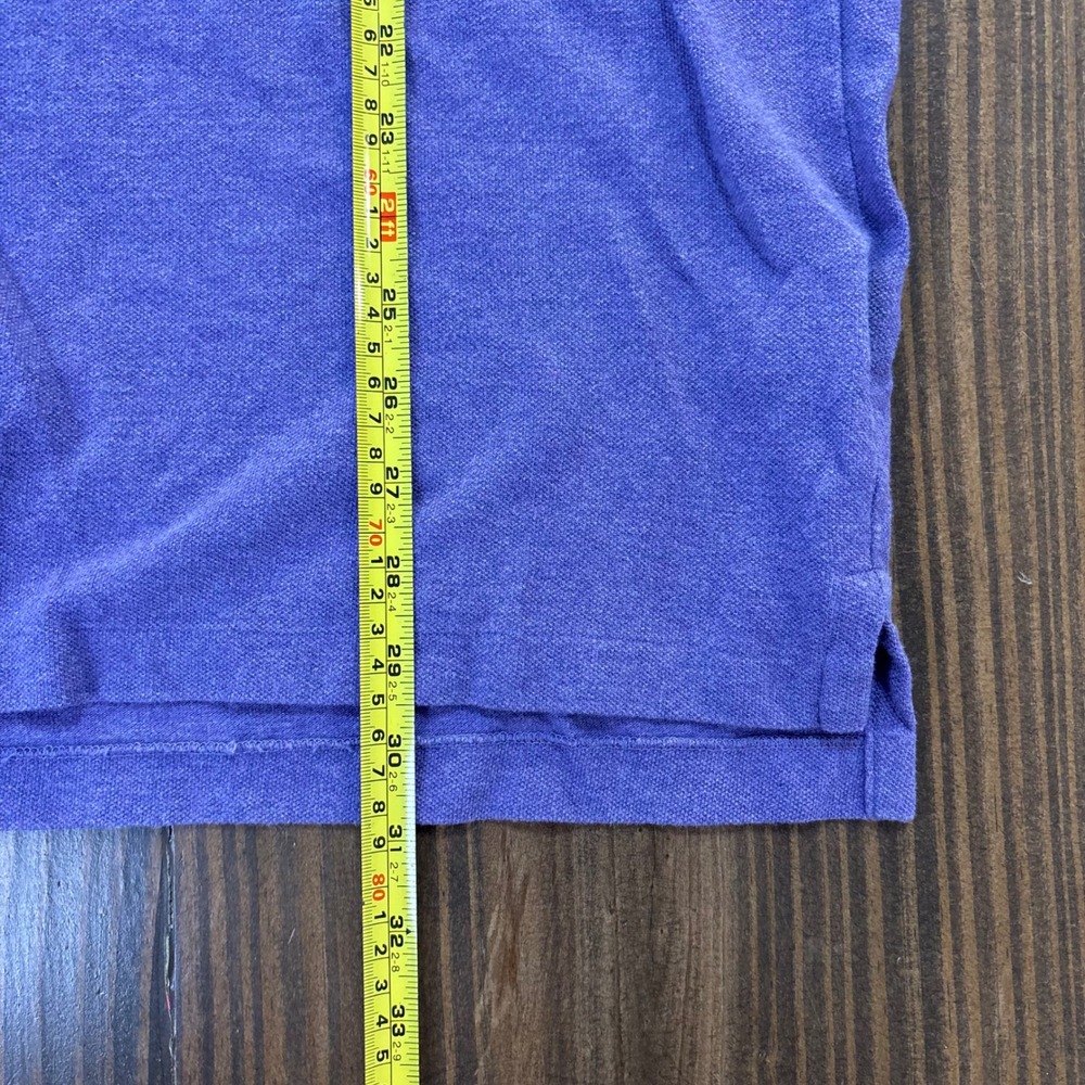 Polo Ralph Lauren Mens Classic Fit Pique Polo Shirt Purple Heather‎ Large - Picture 6 of 7